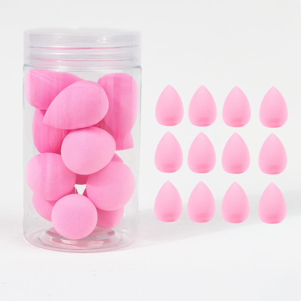 12pcs Mini Beauty Sponge Egg Water Drop Small Makeup Egg Powder Puff Dry Wet Combined Cosmetic Tools With Storage Box