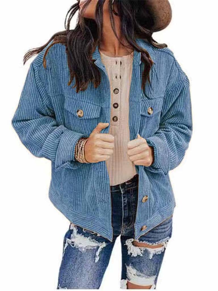 Autumn New Arrivals Women's Clothing Pure Color Down Jacket Top Cardigan Loose Heart Wool Coat