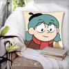 1pc H-Hilda Cartoon Girl Pillow Case Square Bedroom Sofa Leisure Comfort Cushion Car Living Room Home Decoration