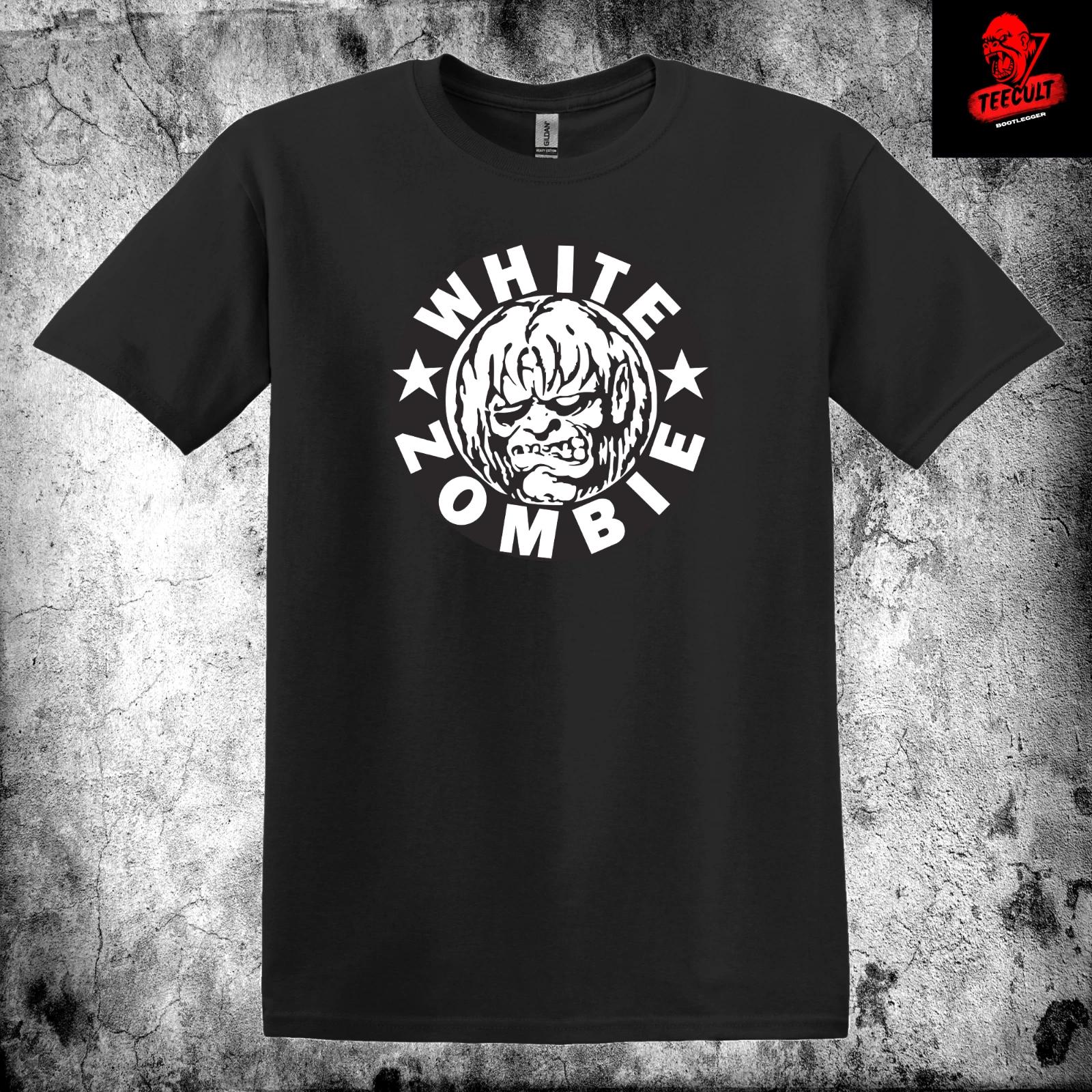 Men s and Women s T-shirts White Zombie Heavy Metal Rock Band Music Tee Unisex Heavy Cotton S
