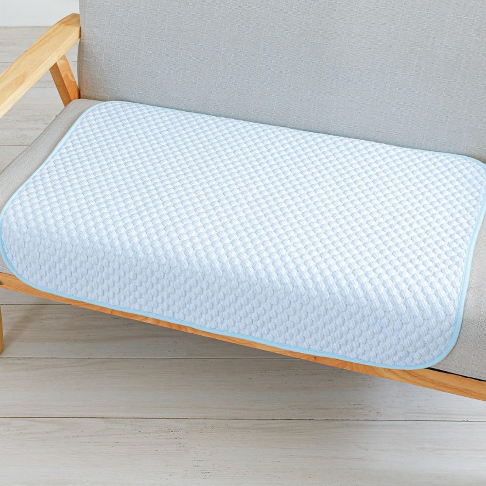 

Коврик для питомца Холодный коврик для питомца Коврик для кошки собаки для дивана Ледяной шелк Дышащий коврик для питомца Собачий ледяной коврик One Size светло-синий