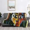 Pablo Picasso Don Quijote Spanischer Künstler Decke Weich Warm Flanell Überwurf Plüsch für Wohnzimmer Picknick Reise Zuhause Sofa