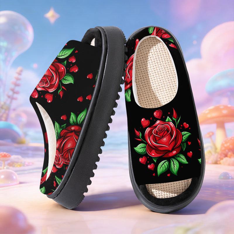 Cotton Shoes - Men's Warm and Comfortable Casual Home Shoes - Women's Slippers