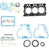 Full D722 Gasket Kit with D722 Head Gasket Compatible with Kubota D722 Engine Fits BX1800D B7300HSD K008 F1900 ZD18F GT950 GR2100