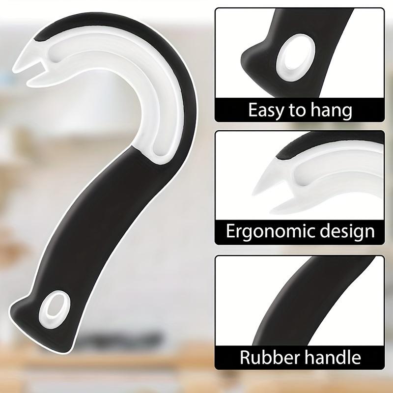New 1-2pcs Design Easy-Grip Hook Can Opener Durable Plastic Perfect for Home & Restaurant Use Ideal Christmas Party Accessory