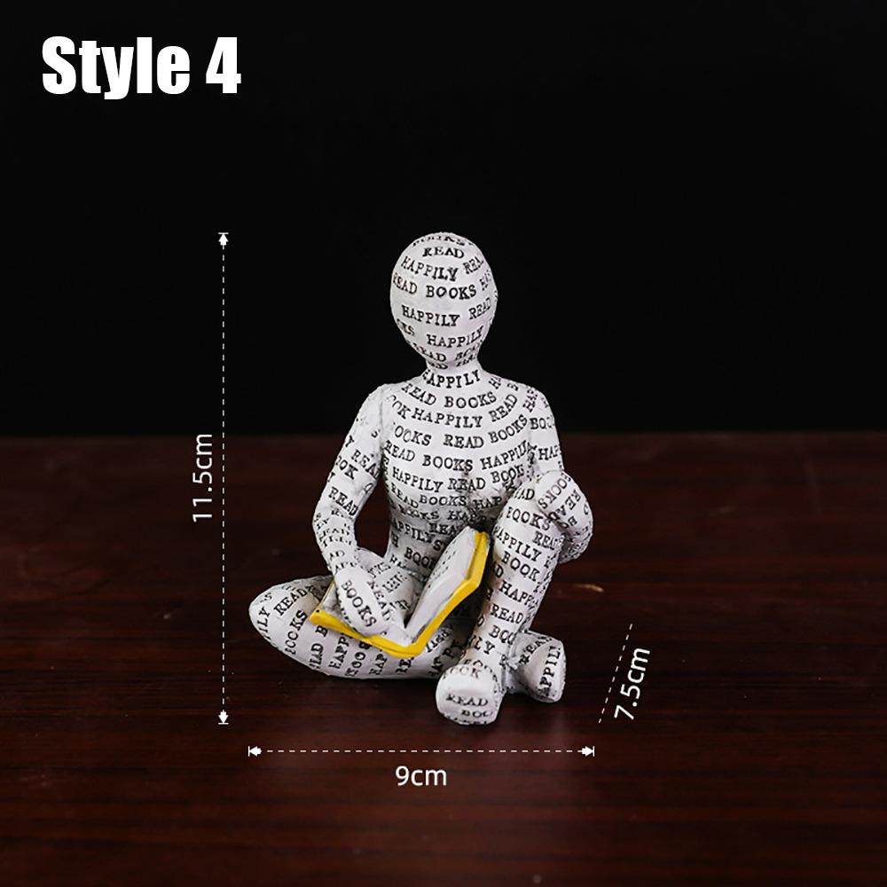 1 Stück Schreibtisch Ornament Zubehör Abstrakte Denker Skulptur Kunst Kreative Heim Büro Dekor Statue