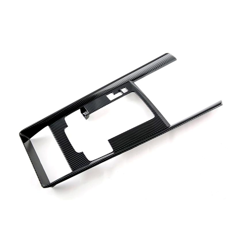 A87Q-For Mazda CX-50 CX50  Car Gear Shift Panel Cover Trim Protection Sticker Interior Accessories (ABS Carbon Fiber)