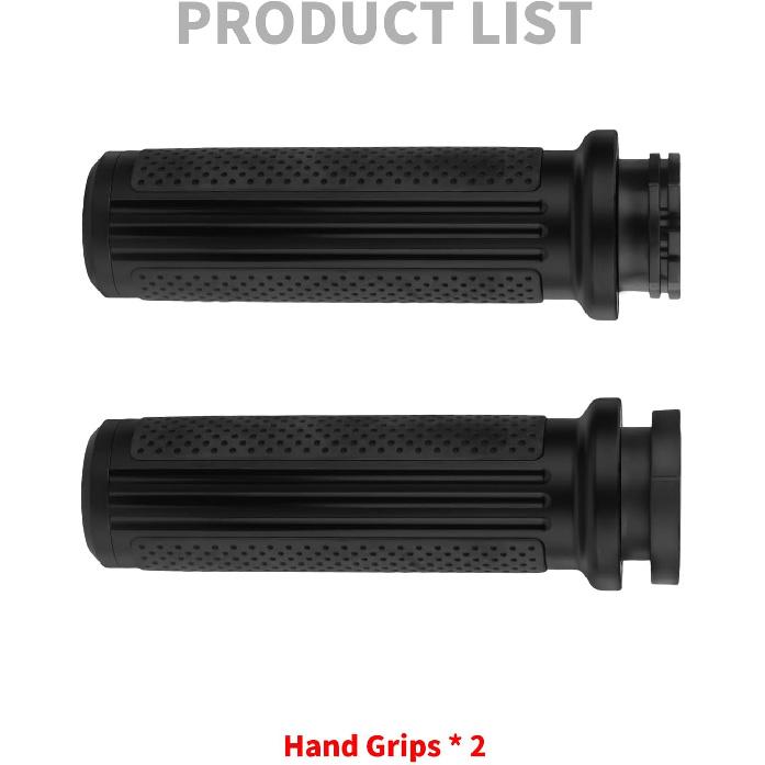 HDBUBALUS Motorcycle Hand Grips Cable Throttle Handlebar Grips Fit for Harley Dyna Softail Touring Road King Road Glide Sportster 48 72 883 1200