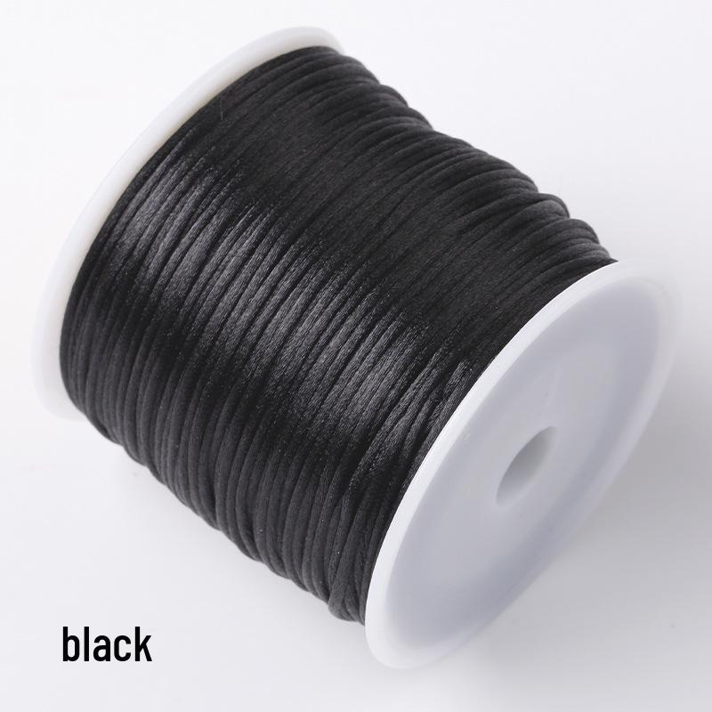 New Small 7# Chinese Knot Rope: Taiwan Silk Red Thread for Weaving Waist Chain