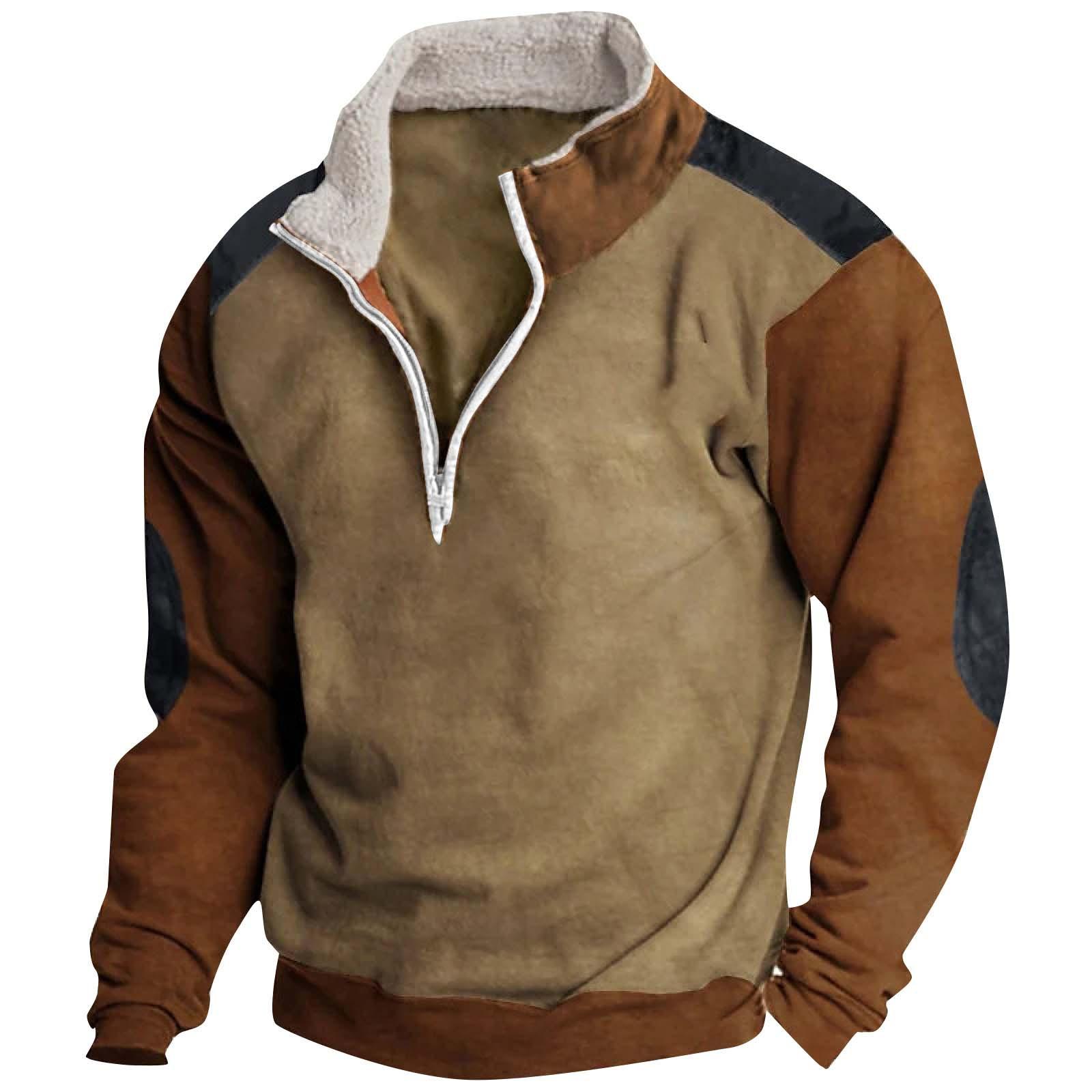 

Весенняя и мужская толстовка с воротником-стойкой — это повседневные свитера для активного отдыха, топы XXXXL