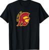 USC Fight On! Inside Sketch Trojans Cardinal Gold T-Shirt