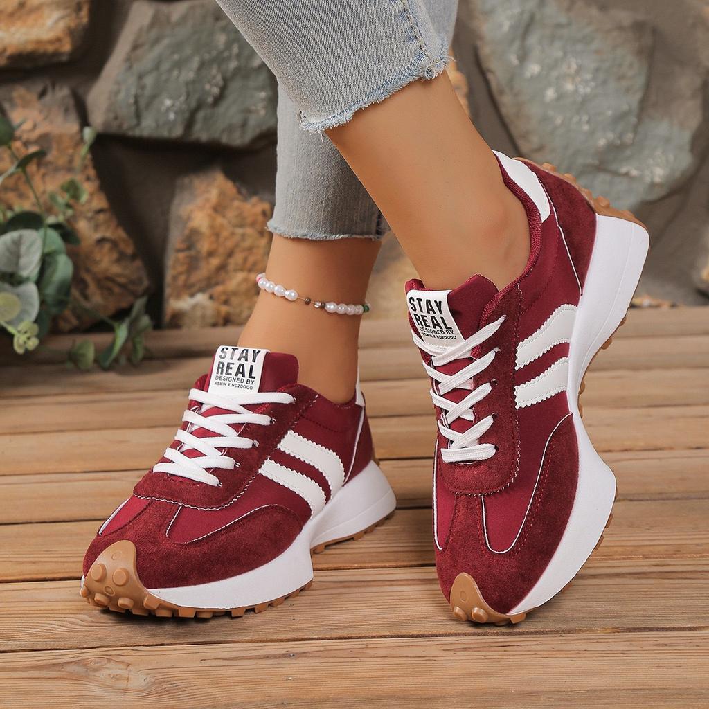 Women's Fashionable Casual Versatile Trendy Sneakers with A Waist Design, Women Shoes