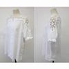 Women Summer Large Size Dress Shirt Loose Embroidery Shirt