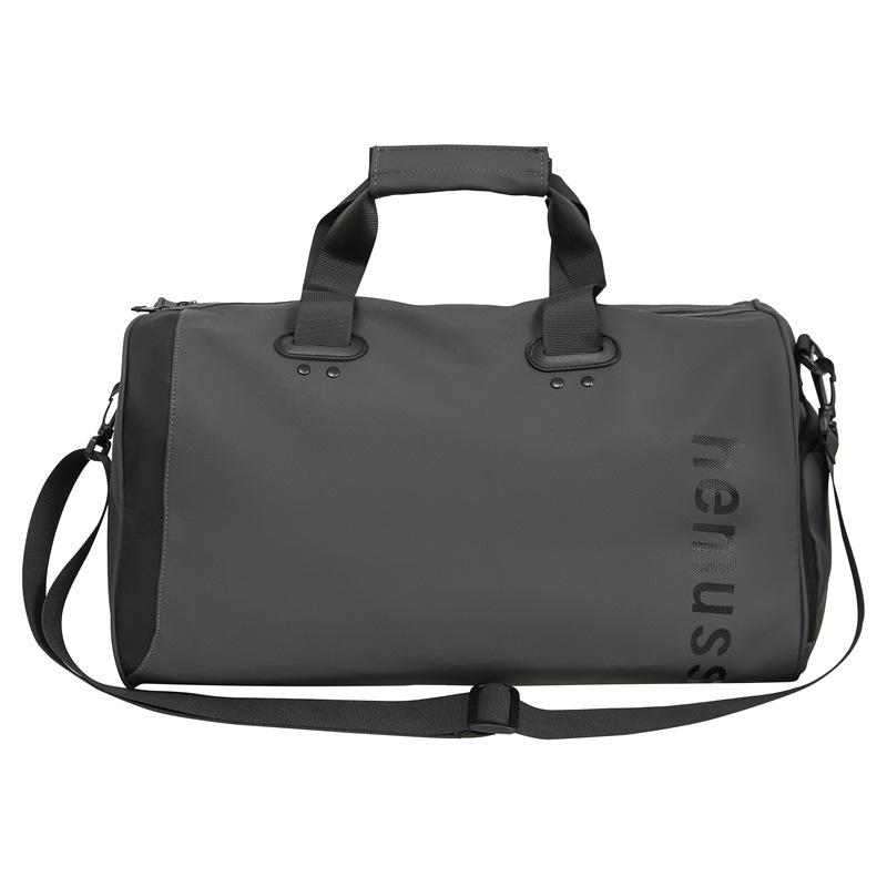 Hand-held travel bag Fashion trendy men's and women's models Go out with shoe compartment Bottom dry and wet separation design Fitness bag