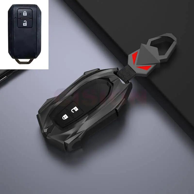 Smart Car Key Fob Shell Case Cover Holder Chain Protector For Suzuki Ertiga XL7 Swift SX4 S-Cross Grand Vitara Ciaz Ignis Baleno