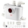 Macerator Pump, 500W, 110 L/min(29 GPM) Flow, 26 Ft/8 M Head, Macerator Sewerage Toilet Pump with 4 Water Inlets