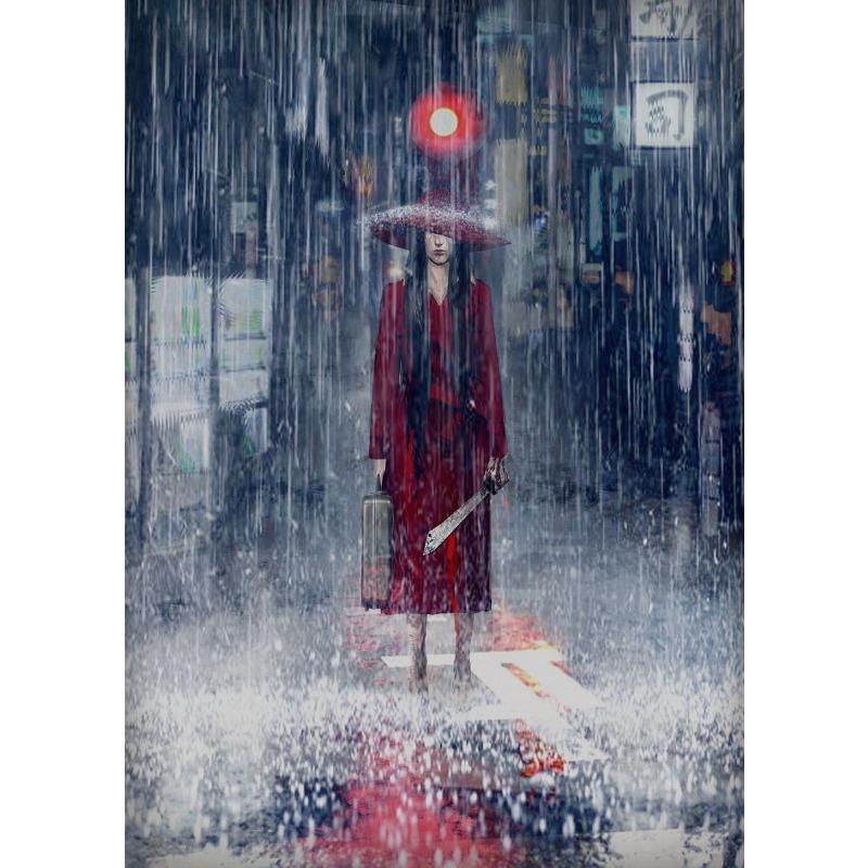 

Asian Ghosts Horror Fantasy Painting Poster Canvas Prints Ghosts Horror Home Room Wall Art Picture Darkness Bar Wall Decoration 21cm×30cm NoFrame