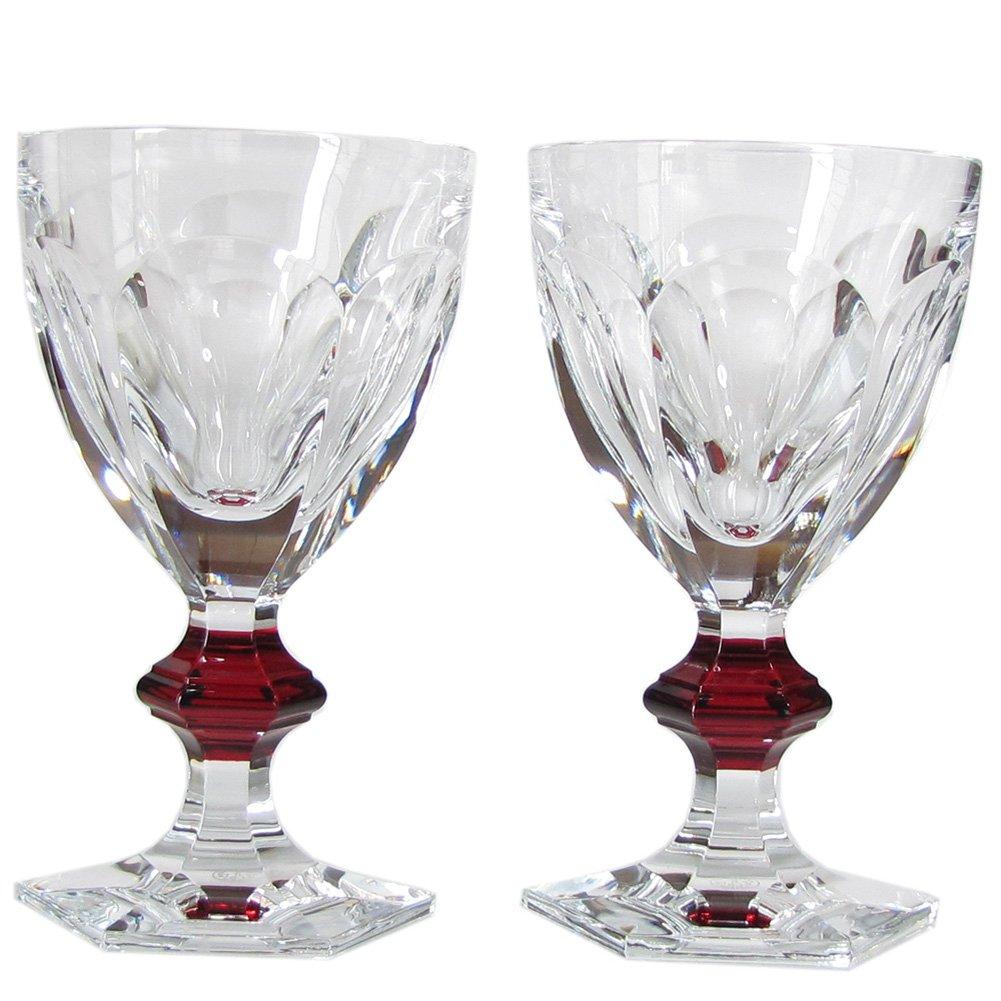

Baccarat Harcourt 1841 Louis Philippe Glasses with Red Buttons, Pair, 2810590 [Parallel Import]