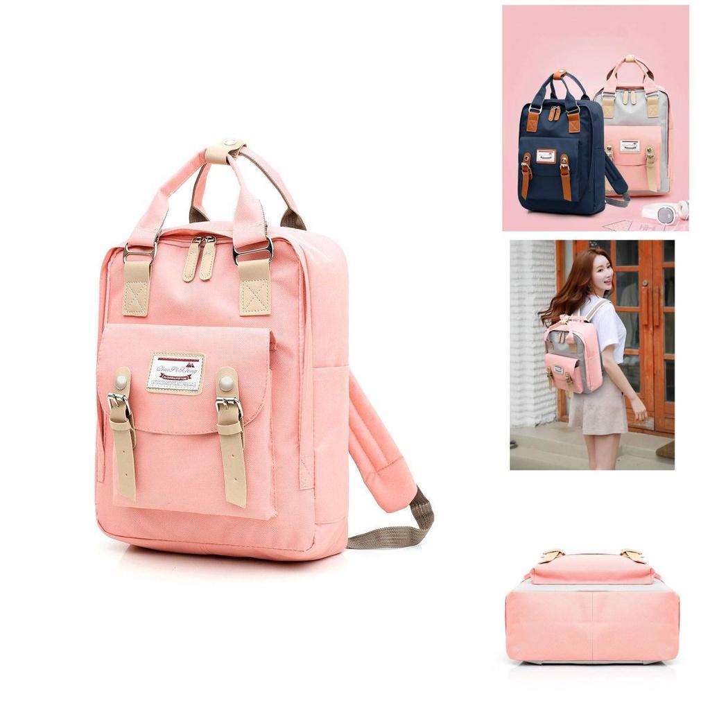 Unisex Nylon Backpack With Soft Handle And Interior Slot Pocket Perfect For School