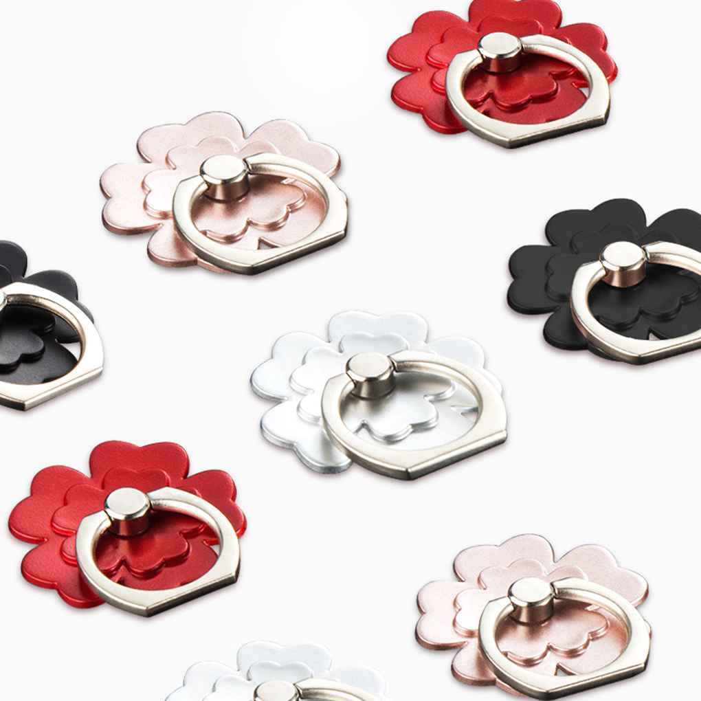 General Lucky Unique Frame PC Washable Flowers Mobile Phone Support Rotation Stand