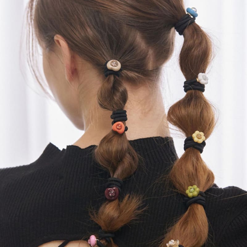 luvinball Pebble Snowball Hair Tie