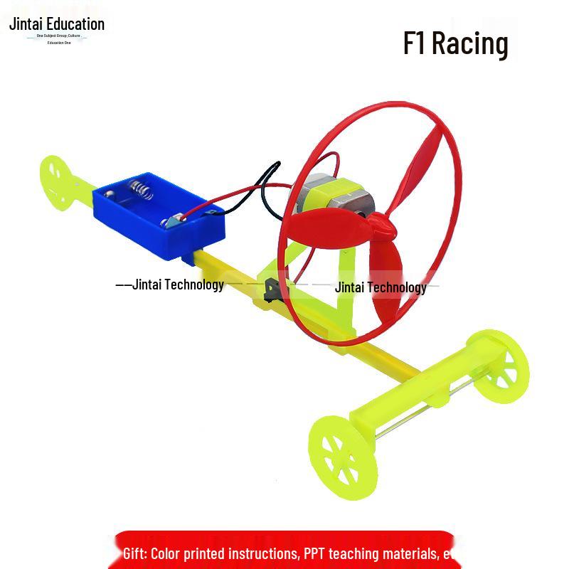 DIY Tech Aerodynamic F1 Electric Racing Car Model with Air Paddle Zhejiang