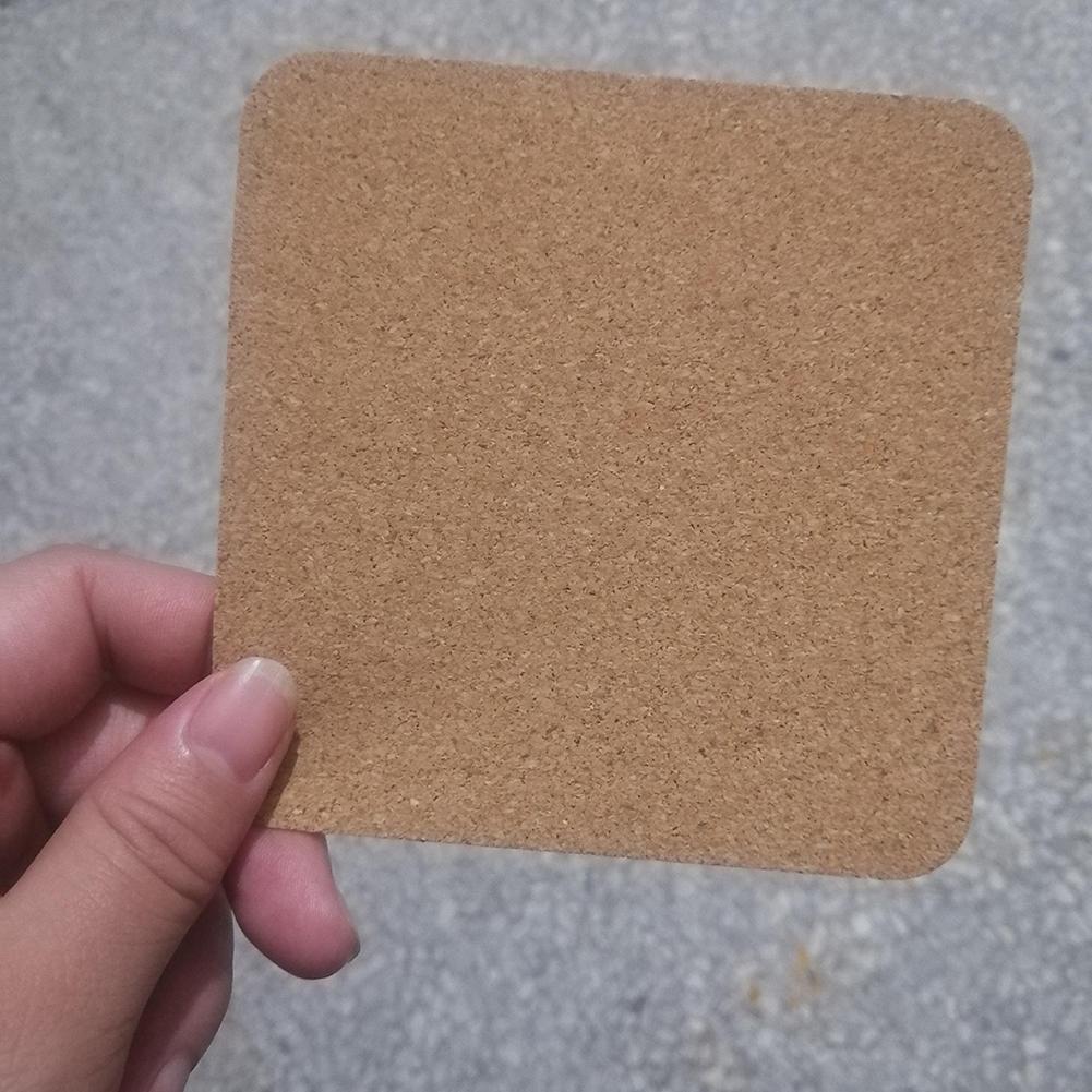 Customizable Cork Mats Drinks Protection Mats Event Hosting Supplies Natural Cork Material Customizable Cork Coasters For Home