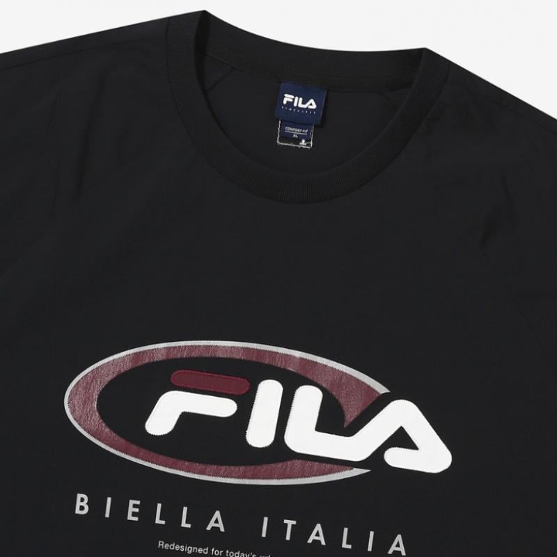 Fila Color Block Woven Sweatshirt Fs2pog3105x Blk