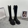Tall Knight Boots But Knee Thick Legs Big Tube Circumference Long Boots 2025 New Autumn and Winter Long Boots Women's Thick Heel