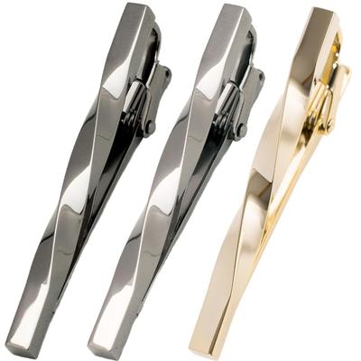 Gravata feita no estilo crocodilo de [Tabarat] Pin, masculina, Japão, latão, torção, (Conjunto 3)