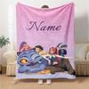Custom Name Fall Guys Party Blanket for Couch & Bed, Plush Cozy Fuzzy Blanket Super Soft & Warm Blankets for Fall and Winter. 0908119