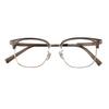 8643 Anti-Blue Light Semi-Rimless Business Eyeglasses for Men - Japanese & Korean Inspired Design