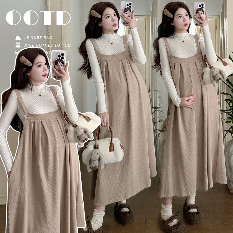 2025 Autumn/Winter Maternity Overalls Two-Piece Set XL