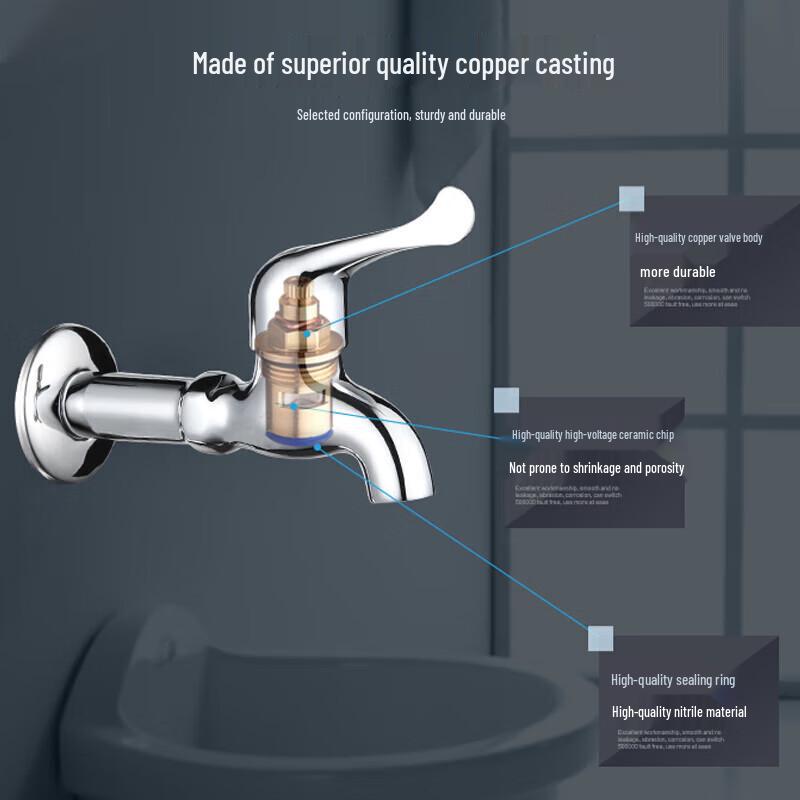 Jomoo Extended Single Cold Mop Sink Faucet