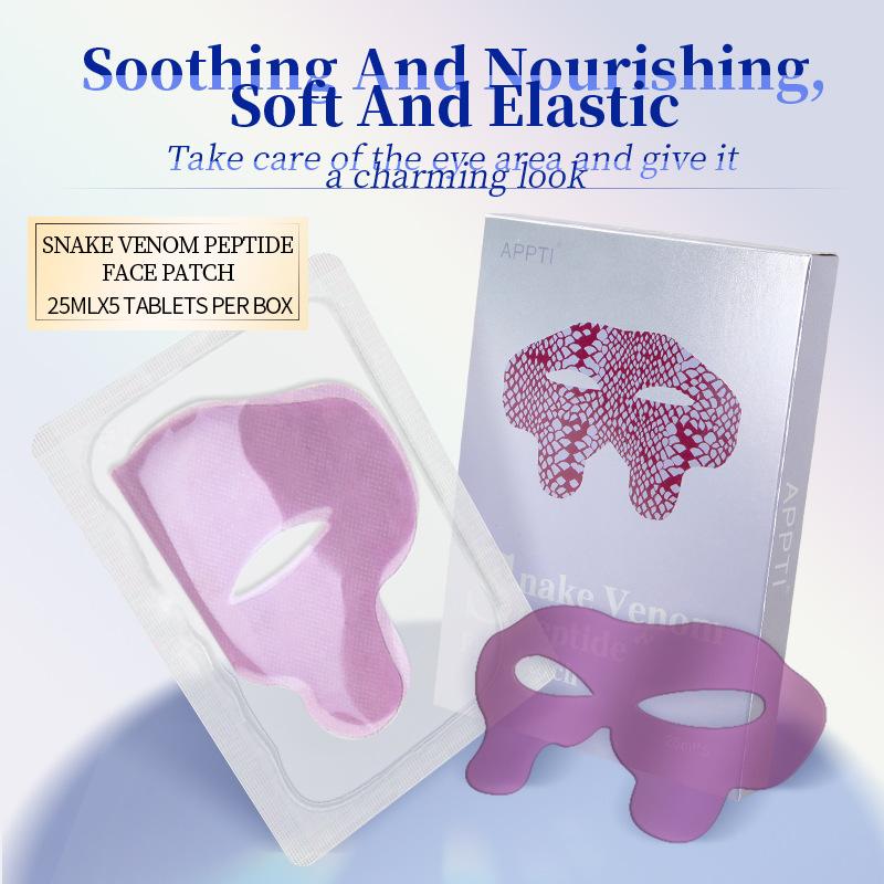 Snake Venom Peptide Freeze Dry Eye Mask Facial Mask Moisturizing&Attenuating Eye Lines Eye Bags Raised Head Lines Dharma Lines Hydrogel Facial Mask