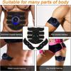 USB Charging 8 Abdominal Muscle Massager for Waist and Abdominal Muscle Training Slimming Massage and Fitness Patches