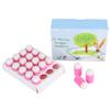 20pcs Finger Sponge Daubers DIY Finger Painting Drawing Stamping Sponge Set for Ink Crafts