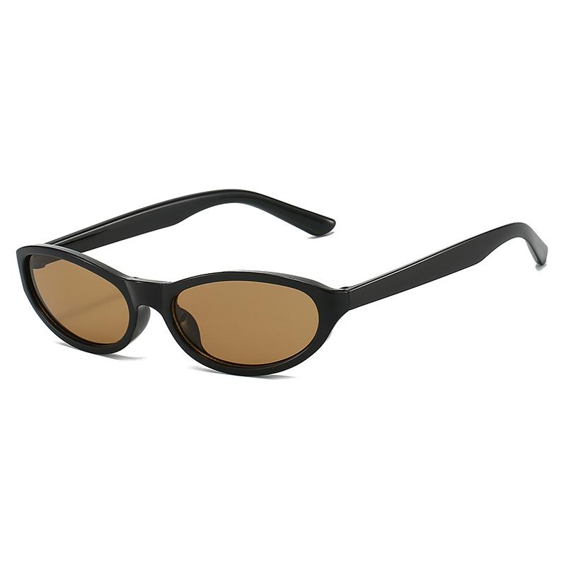 Luxury Brand Designer Small Oval Sunglasses Men Women Fashion Retro Trendy Travel Driving Shade Sunglasses Uv400