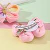 Trendy Handmade Gradient Rainbow Bow Hair Clips for Children
