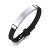 Personalizza Braccialetti ID Medico di Allerta Personalizzati per Ragazzi Ragazze Acciaio Inossidabile Antiallergico Silicone Info di Promemoria di Emergenza