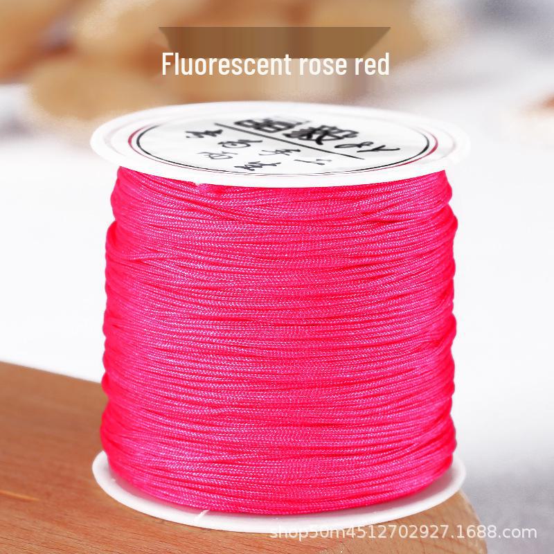 Taiwan Jade Line No. 72: 50m Hand-Woven DIY Rope for Jewelry and Beading