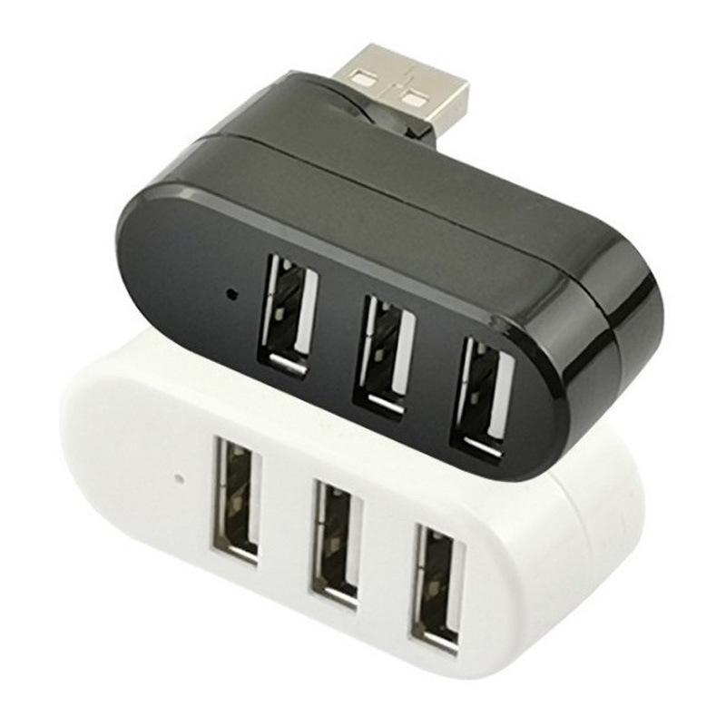 

Вращающийся USB2.0 3-портовый хаб - 7-образная док-станция расширения для компьютеров и автомобилей