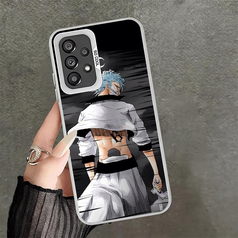 Bleach Grimmjow 6 Soft Phone Case for Samsung A17 A16 A15 A14 A13 A57 A56 A55 A54 A53 A37 A36 A35 A34 A33 A26 A25 A24 A23 A52