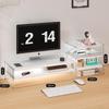 OLOEY Acrylic Monitor Stand & Desk Organizer