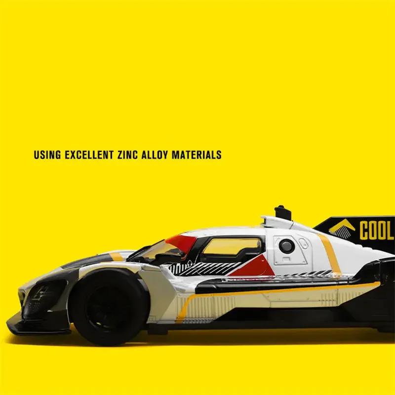 1/24 BMW M Hybrid V8 Alloy Sports Car Model Diecasts Metal Track Racing Car Vehicles Model Simulation Sound Light Kids Toys Gift