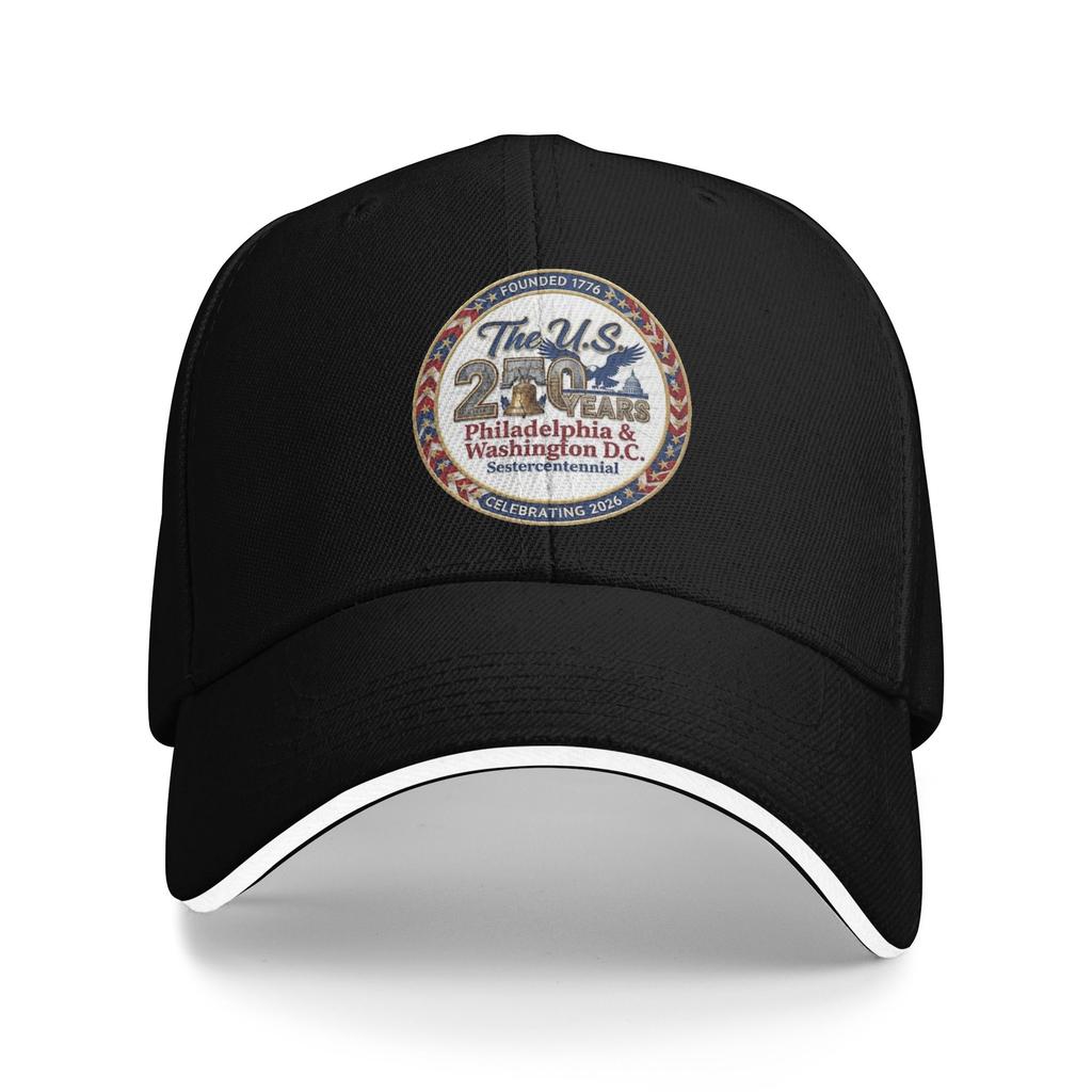 Summer New Baseball Caps America  Year Anniversary  Outfits For Unisex Trucker Cap Vintage  Snapback Hat Adjustable