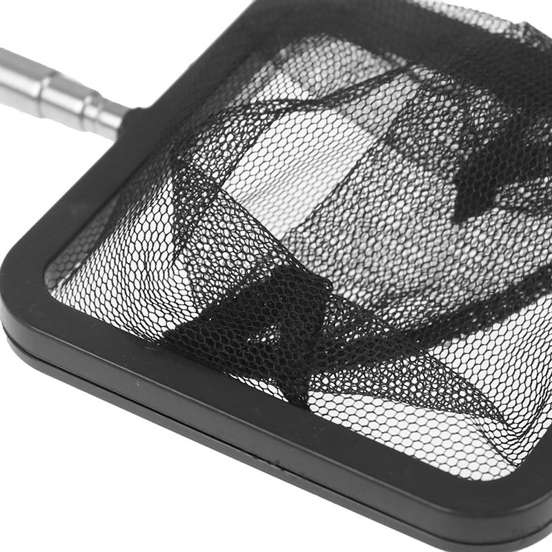 A Rectangular Fish Tank Frame Telescopic Handle Fishing Landing Net ...
