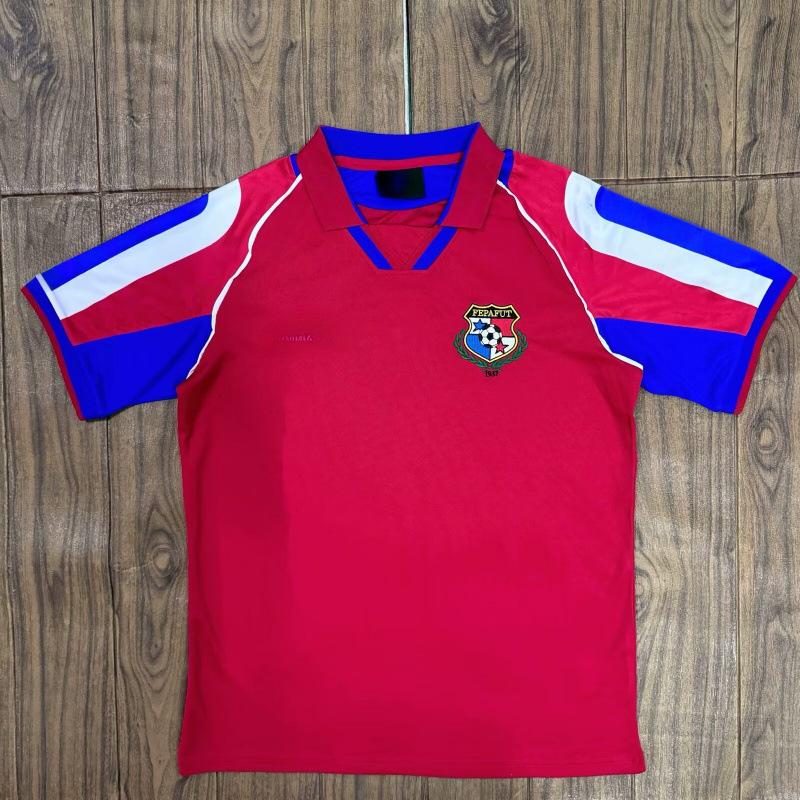 Panama Thai football jersey retro jersey classic nostalgic national team game training jersey short sleeve sportswear S
