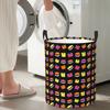 Liquorice Allsorts Sweets Foldable Laundry Baskets Dirty Clothes Toys Storage Basket Home Organizer Box