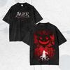 Alice Madness Returns Ausgebleichtes T-Shirt Persönlichkeitskleidung Geeignet für Alle Jahreszeiten Übergröße Unisex Streetwear Hohe Qualität Weich